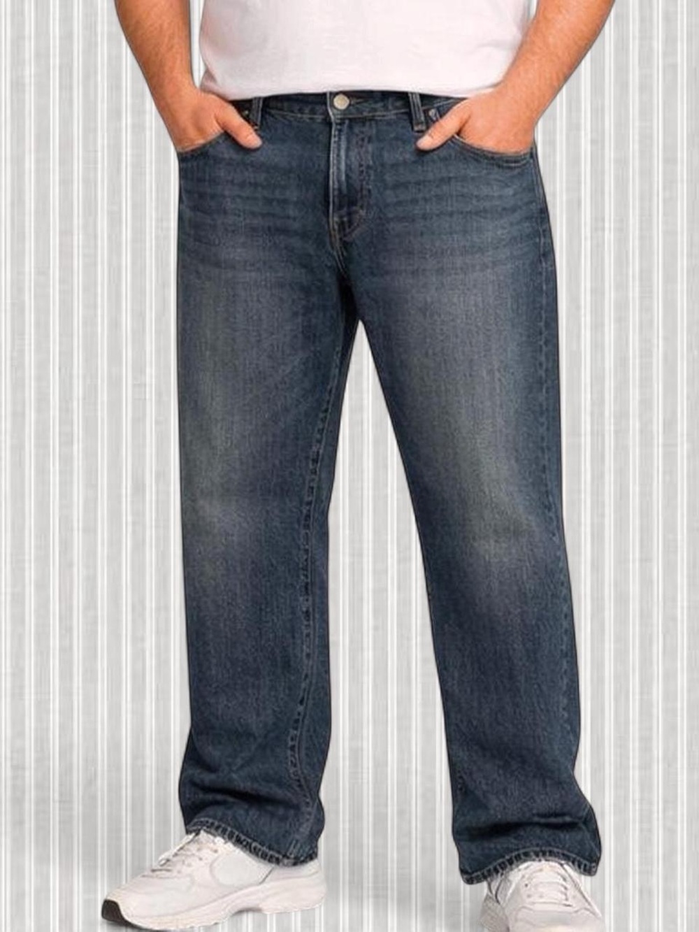 Tommy Hilfiger| 42X30 Men’s Straight Leg Jeans Medium Wash 100% Cotton
